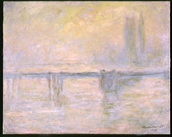 Charing Cross Bridge, brouillard, Claude Monet